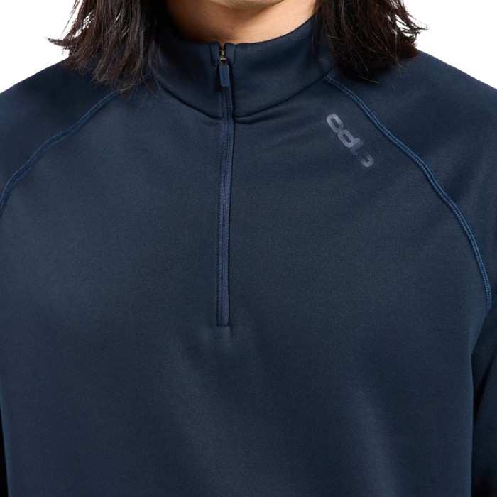 Odlo реглан флісовий Essential Warm 1/2 dark sapphire L