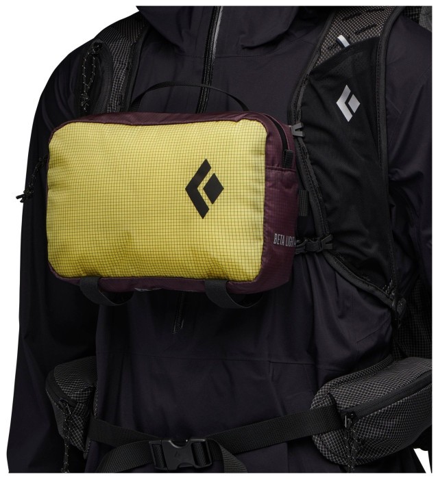 Поясная сумка Black Diamond Beta Light Pack Satellite Bag, 4 л, Mulberry/Sunflare