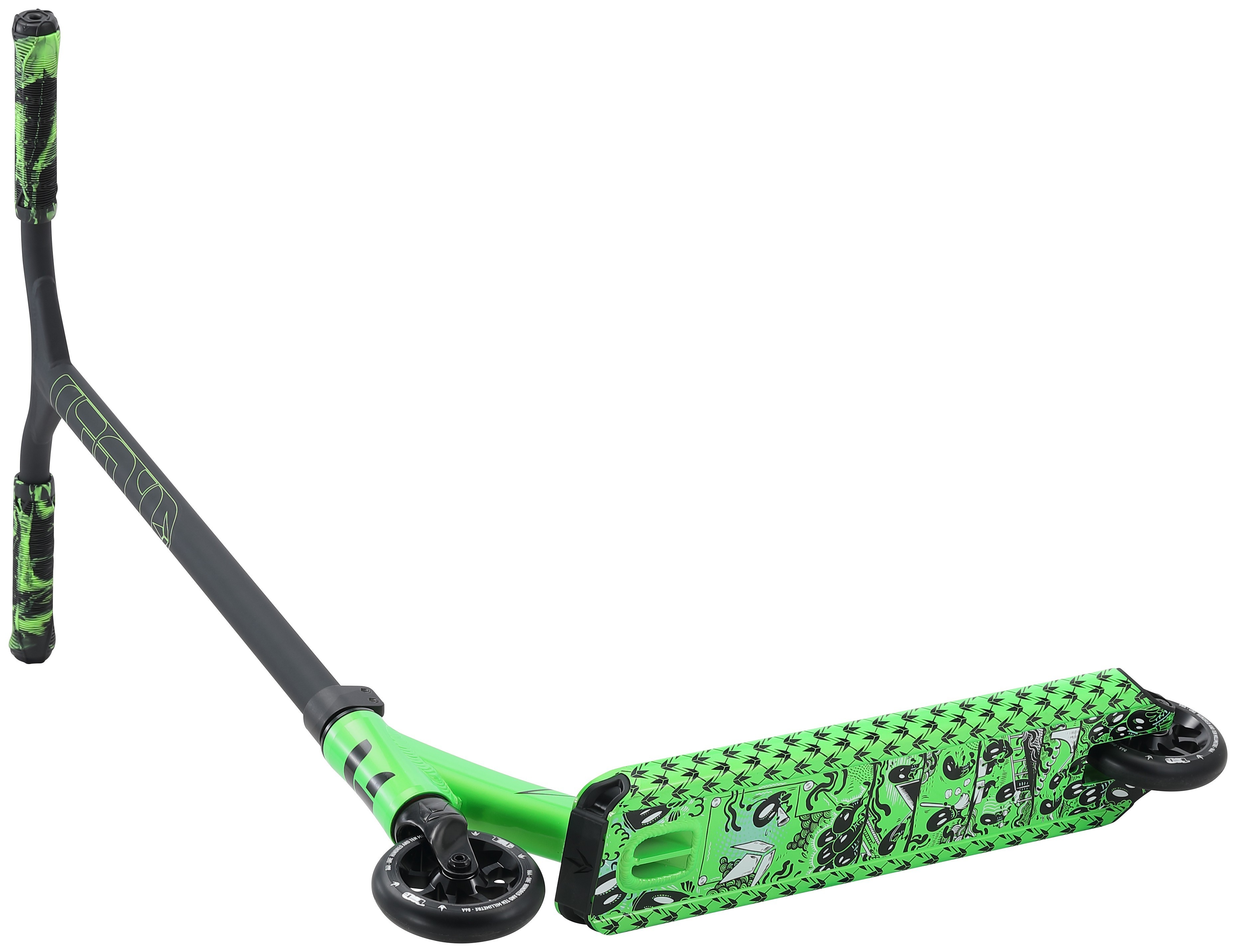 Трюковий самокат Blunt Colt S4 Green, укр, укр