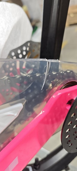 Велосипед уцененный MG 20" SPACE KID MOON DD рама-11,4" розовый 2026