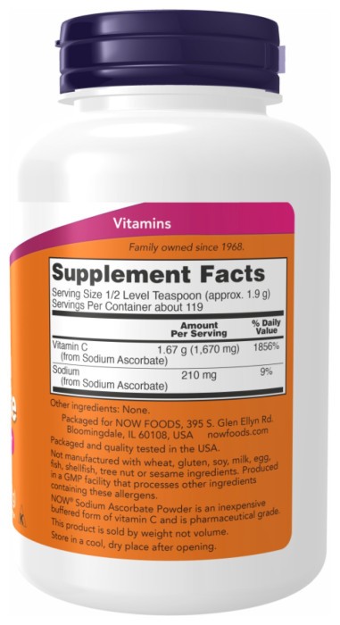 Sodium Ascorbate - 227g (8oz)
