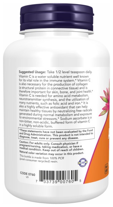 Sodium Ascorbate - 227g (8oz)