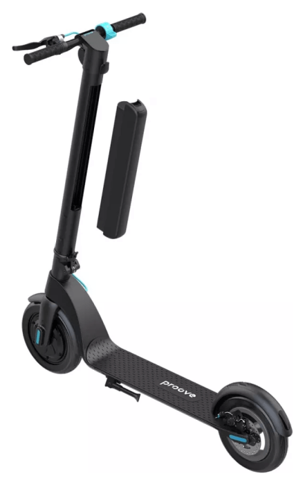 Електросамокат Proove Model X-City Pro App 350W (чорно блакитний)