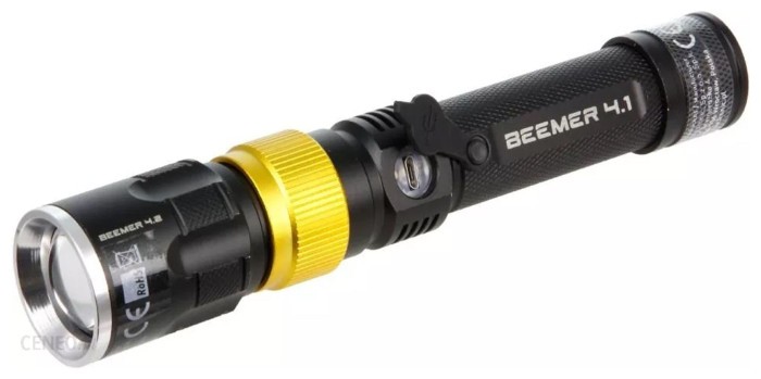 Фонарь профессиональный Mactronic Beemer 4 (350 Lm + UV 390 nm) Ultraviolet Focus USB Recharg (PWL0021)