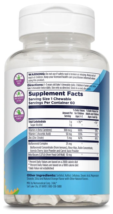Immuno-Raptor - 60 chewable Orange