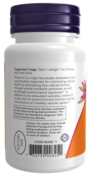Vitamin E-200 D-Alpha Tocopheryl - 100 softgels
