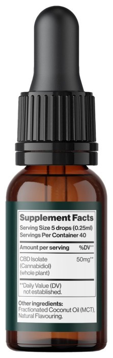 CBD Oil Isolate 2000 mg Orange - 10 ml