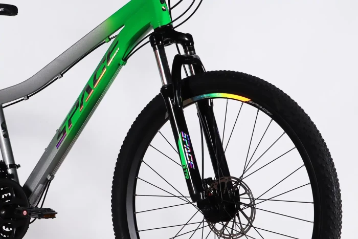 Велосипед AL 27.5" SPACE IZIDA DD FR рама-15" зелено-сріблястий 2026