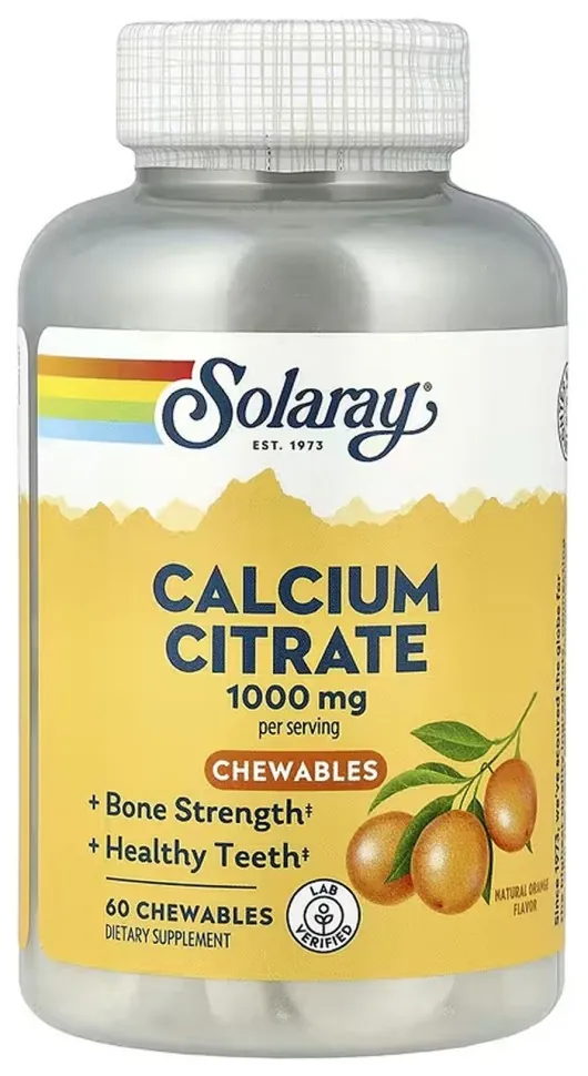 Calcium Citrate 1000mg - 60 chewables (DSN_2023-10-6968)