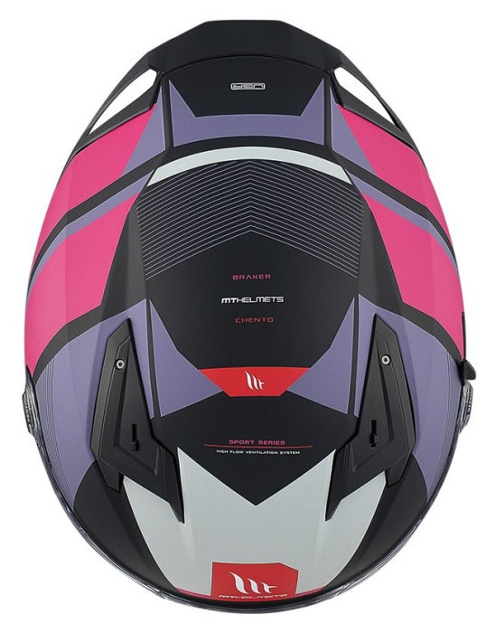 Мотошолом MT BRAKER SV CHENTO B9 Matt XS