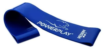 Резинка для фітнесу PowerPlay 4114 Mini Power Band 1мм. Medium Синя (7.5 кг)