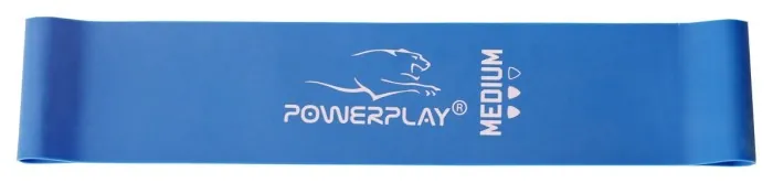 Резинка для фітнесу PowerPlay 4114 Mini Power Band 1мм. Medium Синя (7.5 кг)