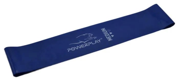 Резинка для фітнесу PowerPlay 4114 Mini Power Band 1мм. Medium Синя (7.5 кг)