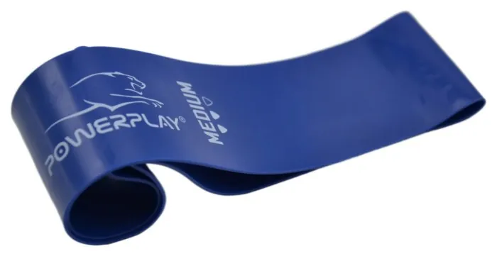 Резинка для фітнесу PowerPlay 4114 Mini Power Band 1мм. Medium Синя (7.5 кг)