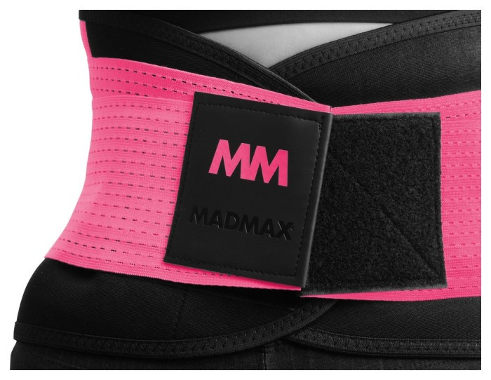 Пояс компрессійний MadMax MFA-277 Slimming belt Black/neon pink L