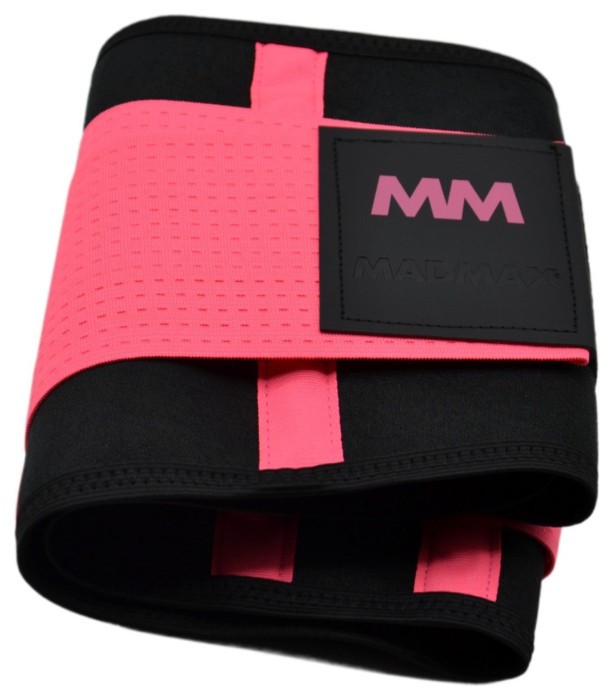 Пояс компрессійний MadMax MFA-277 Slimming belt Black/neon pink L