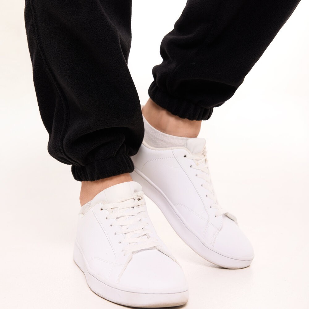 Флісовий зимовий чоловічий костюм Pobedov Mariot. Чорний чоловічий флісовий костюм, укр, укр