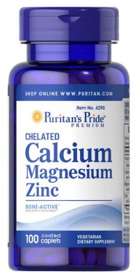 Calcium Magnesium Zinc - 100caps (поврежденная банка)