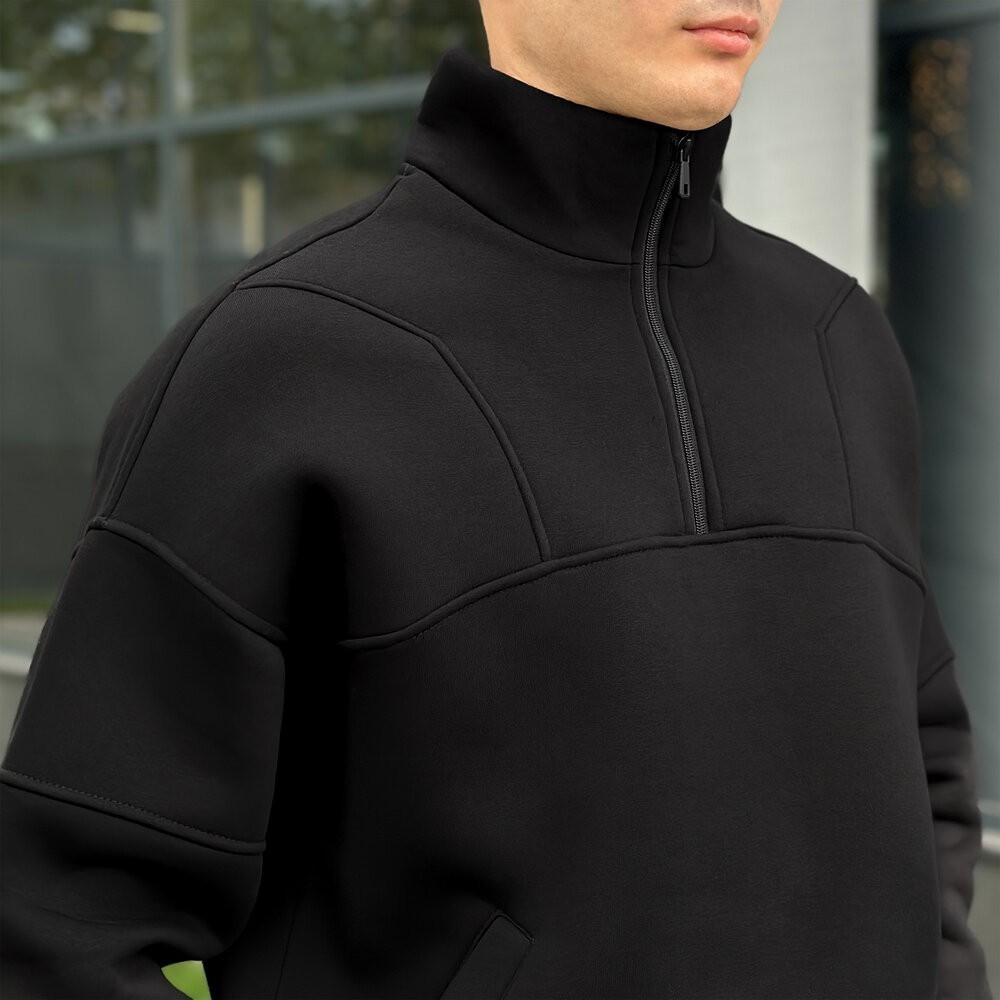 Спортивний костюм зимовий чоловічий чорний Pobedov Grand ЗИМА, укр, укр