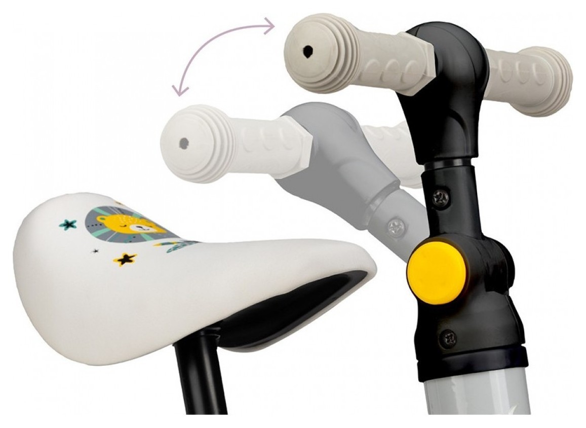 Біговел-велосипед MoMi LORIS 4 в 1 Grey-Turquoise, укр, укр