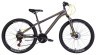 Велосипед 26" Discovery RIDER AM DD 2022 (темно-сріблястий з жовтим (м)), укр
