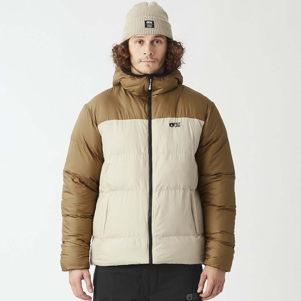 Picture Organic куртка утеплена Scape 2026 shitake-snowy pine L, укр, укр