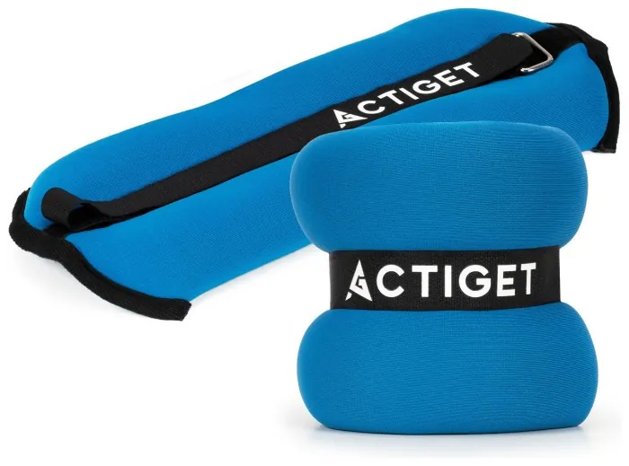 Обважнювачі-манжети для ніг та рук Actiget 2 x 2 кг ACT0130 Blue/Black
