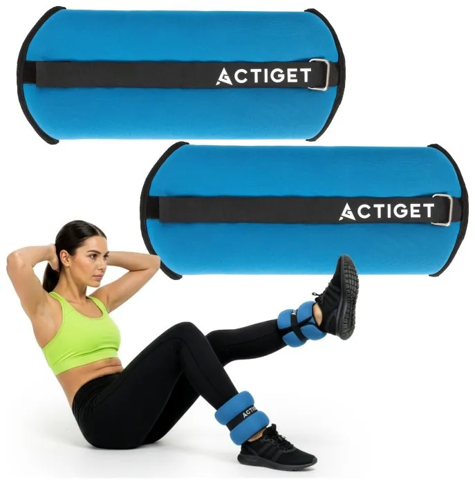 Обважнювачі-манжети для ніг та рук Actiget 2 x 2 кг ACT0130 Blue/Black
