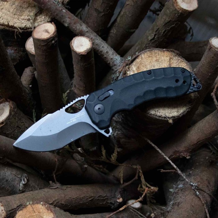 Розкладний ніж SOG Kiku XR LTE, Blackout