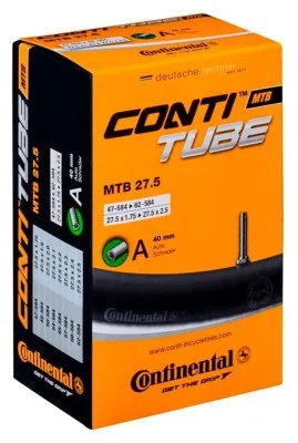 Камера Continental MTB Tube 27.5", 47-584->62-584, A40, 240 г
