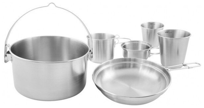 Набір посуду Tatonka Mini Set II, Silver