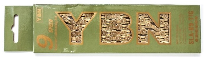 Ланцюг 9ск. 116зв. YBN SLA-H9 Gold із замком, укр, укр