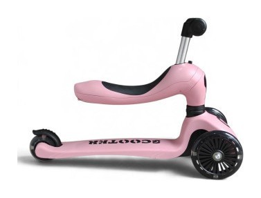 Дитячий самокат з сидінням 2 в 1 Cool Scooter A02