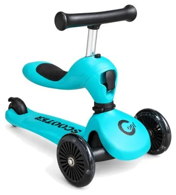 Детский самокат с сиденьем 2 в 1 Cool Scooter A02