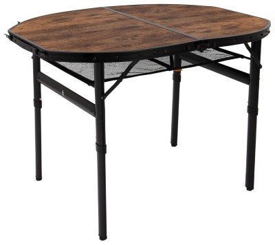 Стол Bo-Camp Woodbine Oval 100x70 cm Black/Wood look (1404185)