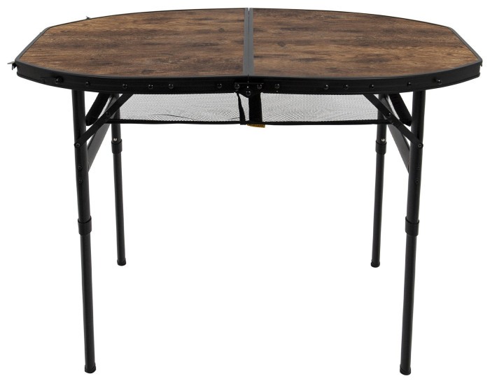 Стол Bo-Camp Woodbine Oval 100x70 cm Black/Wood look (1404185)