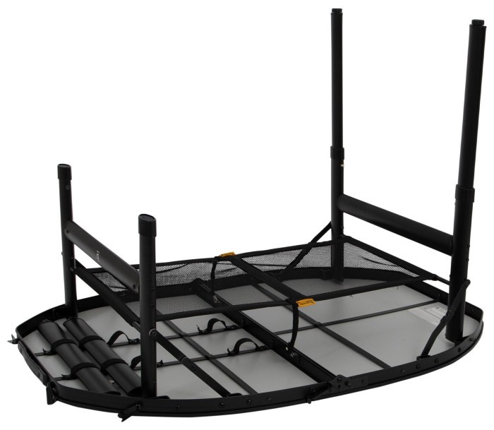 Стол Bo-Camp Woodbine Oval 100x70 cm Black/Wood look (1404185)