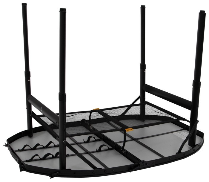 Стол Bo-Camp Woodbine Oval 100x70 cm Black/Wood look (1404185)