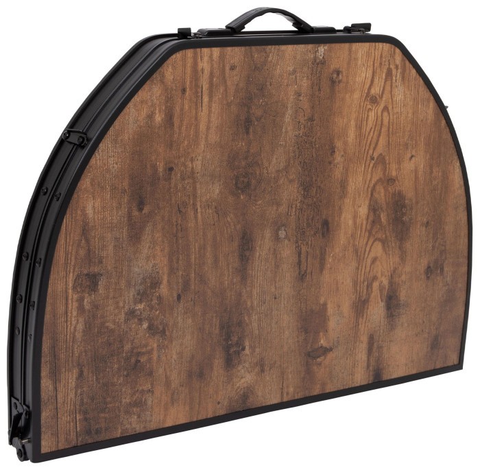 Стол Bo-Camp Woodbine Oval 100x70 cm Black/Wood look (1404185)