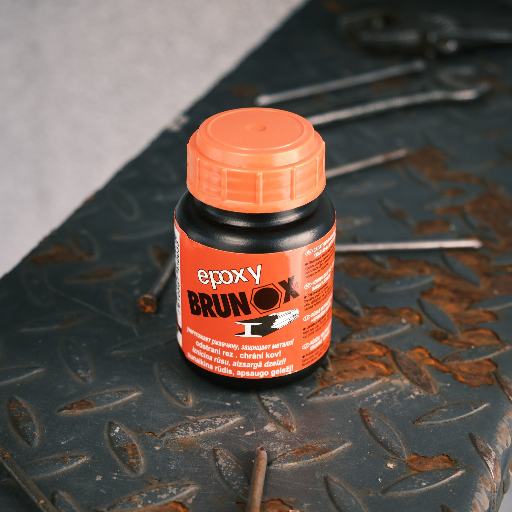 Преобразователь ржавчины и грунтовка с эпоксидной смолой Brunox Epoxy 100ml