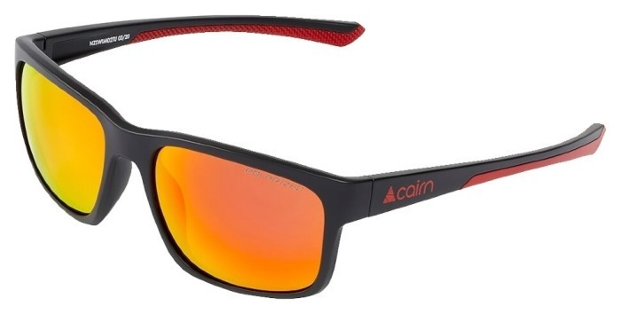 Окуляри Cairn Swim Polarized 3 mat black-red, укр, укр