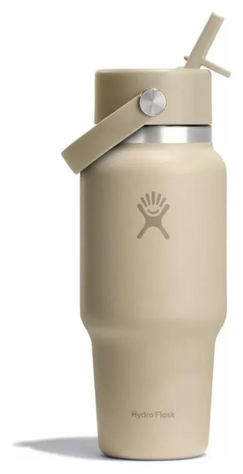 Термопляшка Hydro Flask 700 ml Wide Flex Straw Travel Bottle (white)