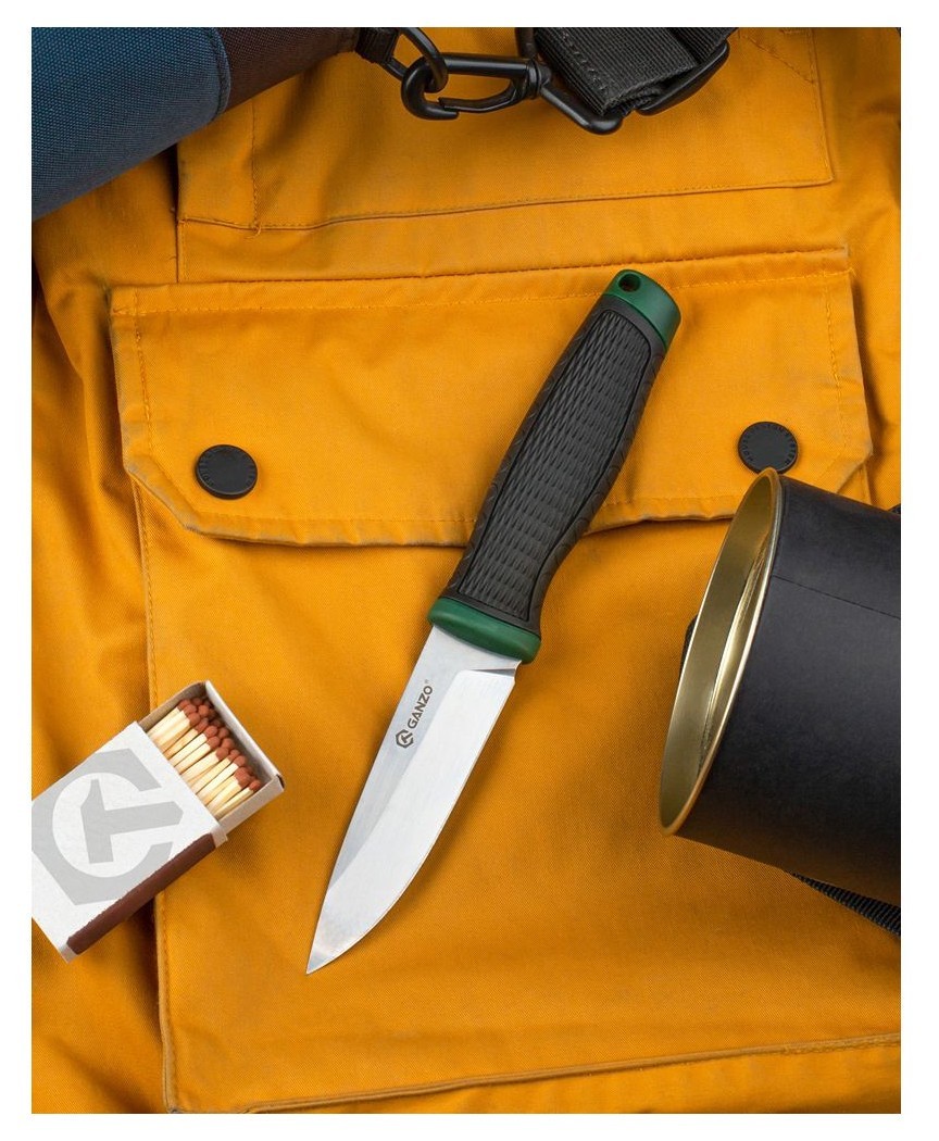 Ніж Ganzo G806-GB зелений з ножнами