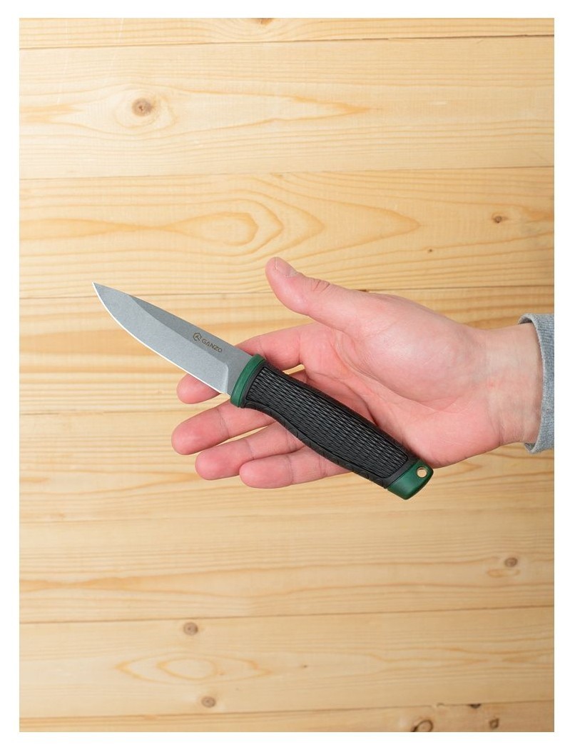Ніж Ganzo G806-GB зелений з ножнами, укр, укр