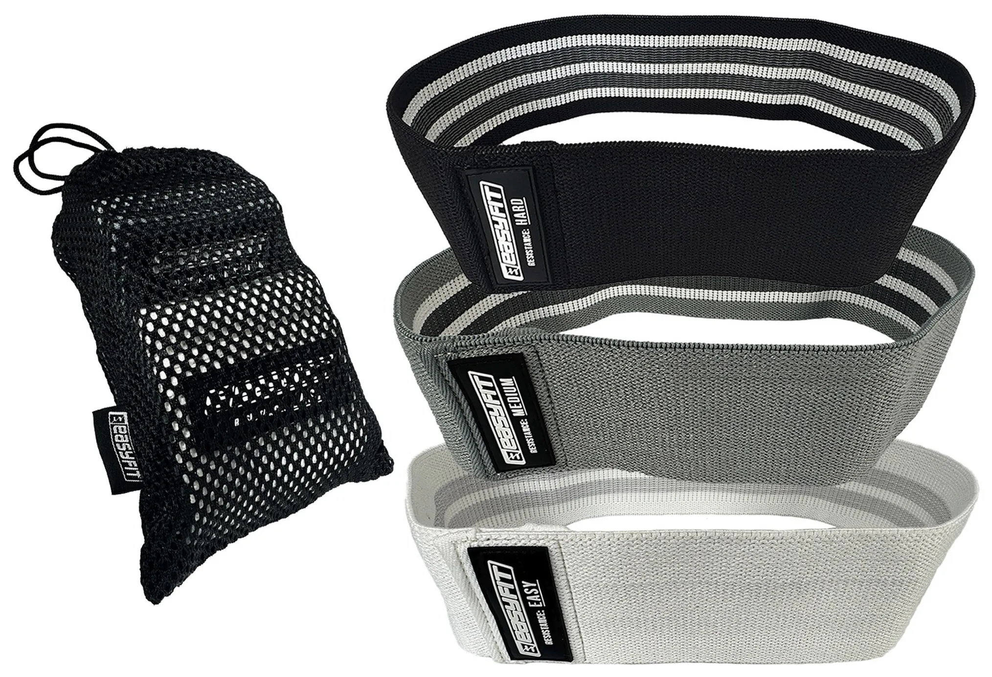 Набір тканинних гумок для фітнесу EasyFit 3 шт (EFIT_EF-1820)
