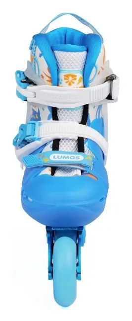 Детские раздвижные ролики Flying Eagle L6 Lumos синие 28-32