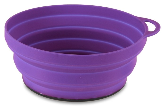 Тарілка Lifeventure Silicone Ellipse Bowl purple, укр, укр