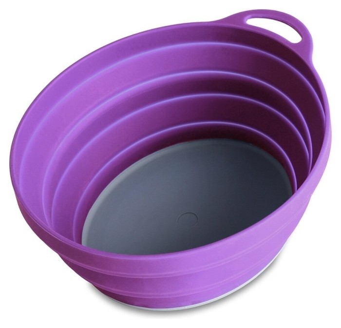 Тарелка Lifeventure Silicone Ellipse Bowl purple