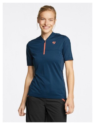 Футболка Ziener Nelody для жінок hale navy-signal peach