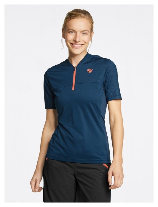 Футболка Ziener Nelody для женщин hale navy-signal peach